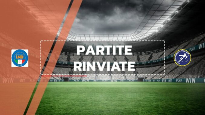 partite rinviate